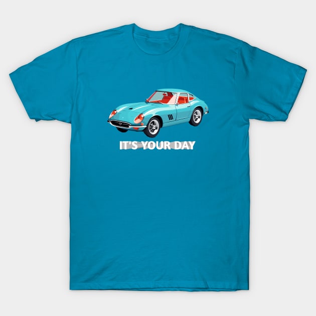 Classic Car T-Shirt by Aikomeyda